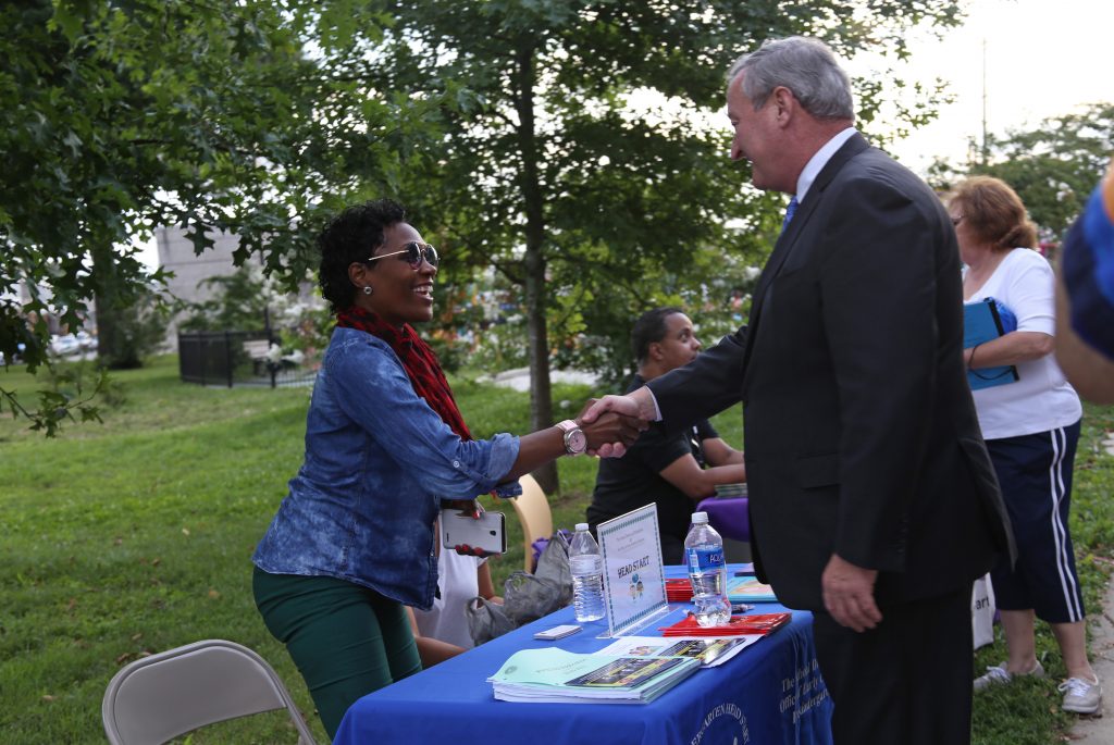 Mayor Kenney at National Night Out 2016